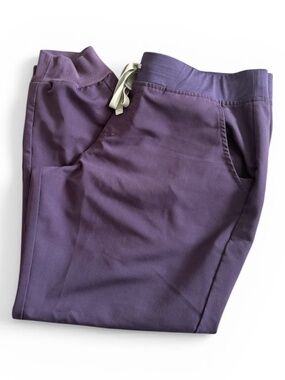 Figs Zamora Drawstring Petite Jogger Scrub Pants Purple size XL/P PO:2200